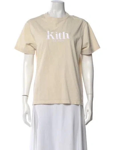 Pre-owned Kith Graphic Print Crew Neck T-shirt In Neutral