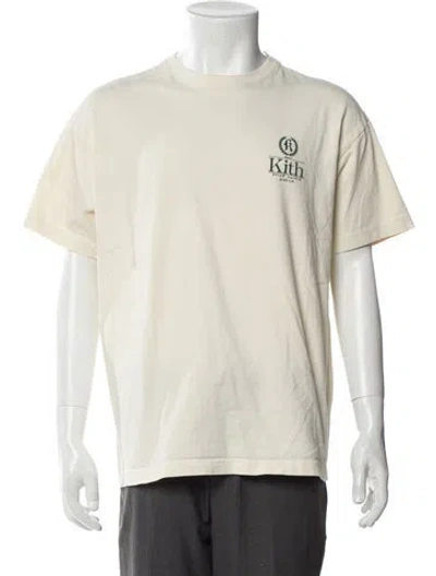 Pre-owned Kith Graphic Print Crew Neck T-shirt In Neutral