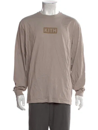 Pre-owned Kith Graphic Print Crew Neck T-shirt In Neutral
