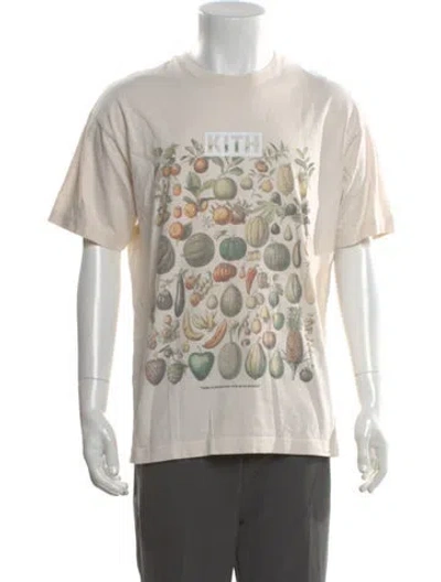 Pre-owned Kith Graphic Print Crew Neck T-shirt In Neutral