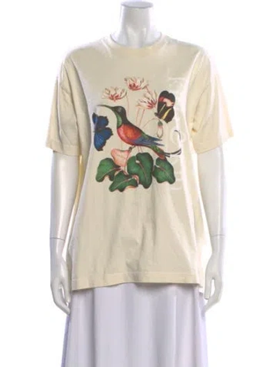 Pre-owned Kith Graphic Print Crew Neck T-shirt In Neutral