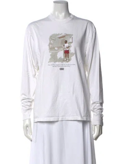 Pre-owned Kith Graphic Print Crew Neck T-shirt In Neutral