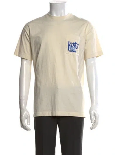 Pre-owned Kith Graphic Print Crew Neck T-shirt In Neutrals