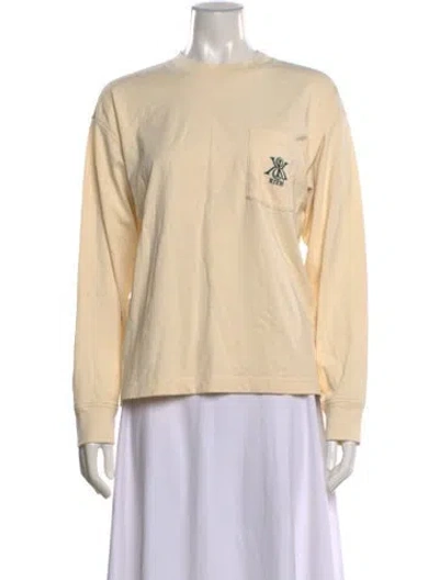 Pre-owned Kith Graphic Print Crew Neck T-shirt In Neutrals