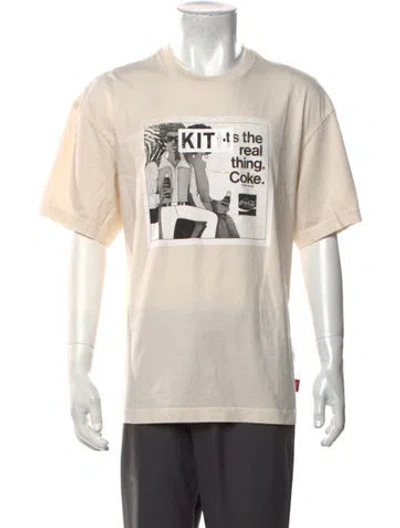 Pre-owned Kith Graphic Print Crew Neck T-shirt In Neutrals