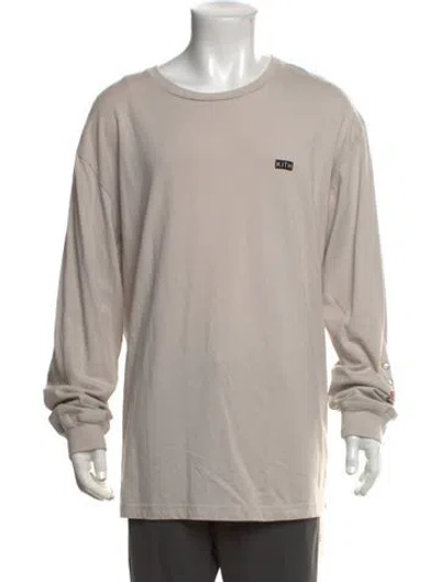 Pre-owned Kith Graphic Print Crew Neck T-shirt In Neutrals