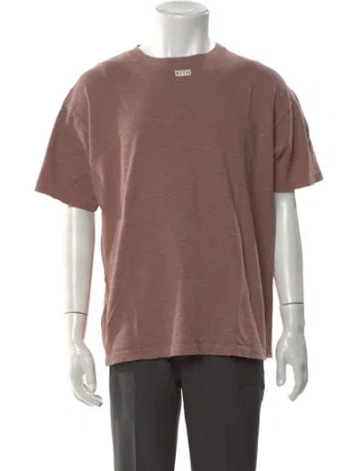 Pre-owned Kith Graphic Print Crew Neck T-shirt In Pink