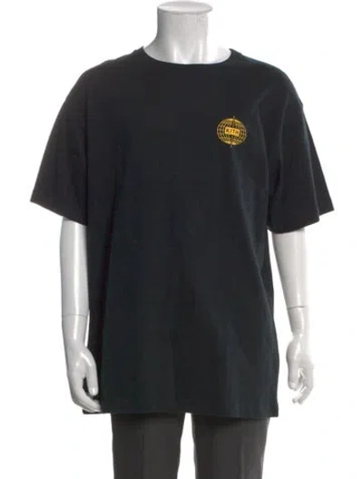 Pre-owned Kith Graphic Print Crew Neck T-shirt W/ Tags In Black