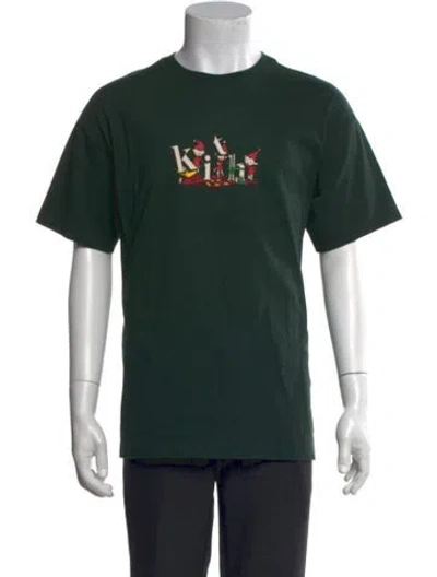 Pre-owned Kith Graphic Print Crew Neck T-shirt W/ Tags In Green