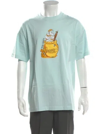 Pre-owned Kith Graphic Print Crew Neck T-shirt W/ Tags In Green