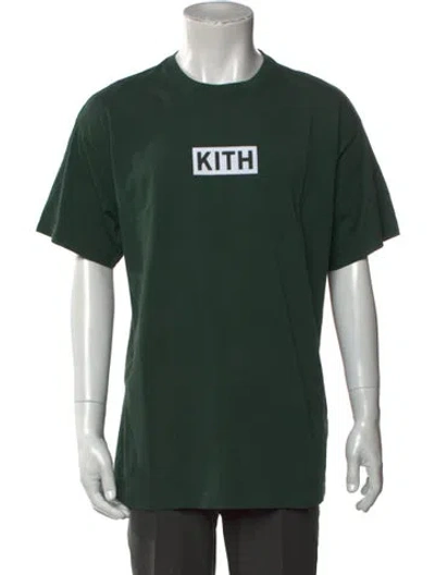 Pre-owned Kith Graphic Print Crew Neck T-shirt W/ Tags In Green
