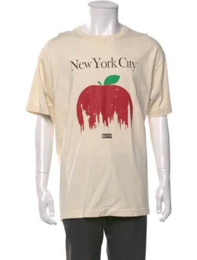 Pre-owned Kith Graphic Print Crew Neck T-shirt W/ Tags In Neutral