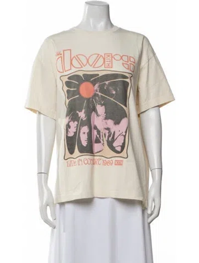 Pre-owned Kith Graphic Print Crew Neck T-shirt W/ Tags In Neutrals