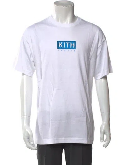 Pre-owned Kith Graphic Print Crew Neck T-shirt W/ Tags In White