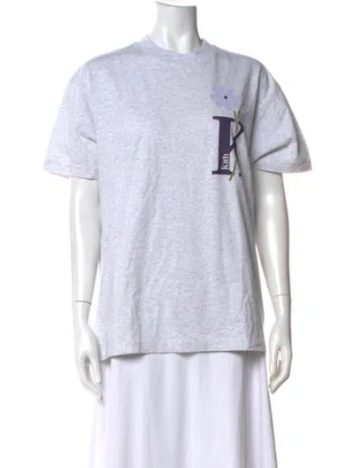 Pre-owned Kith Graphic Print Crew Neck T-shirt W/ Tags In White