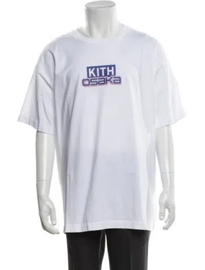 Pre-owned Kith Graphic Print Crew Neck T-shirt W/ Tags In White