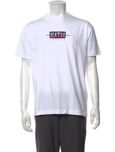 Pre-owned Kith Graphic Print Crew Neck T-shirt W/ Tags In White