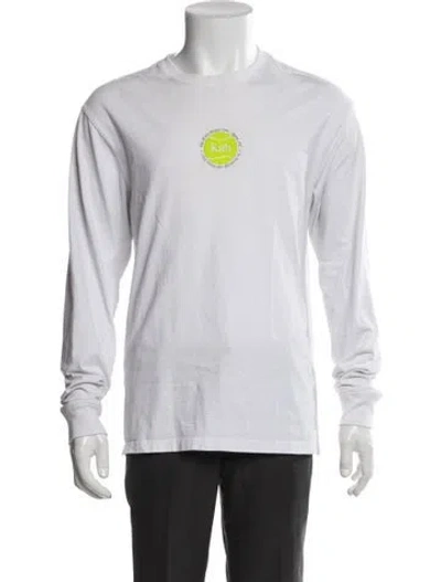 Pre-owned Kith Graphic Print Crew Neck T-shirt In White