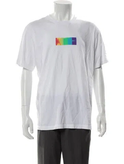 Pre-owned Kith Graphic Print Crew Neck T-shirt In White