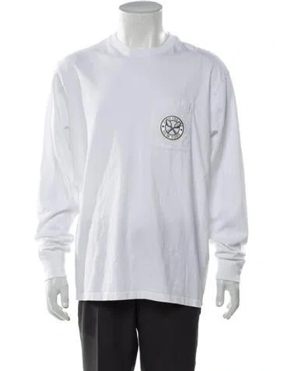 Pre-owned Kith Graphic Print Crew Neck T-shirt In White