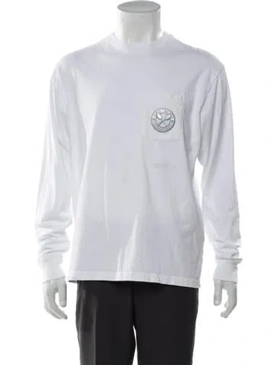 Pre-owned Kith Graphic Print Crew Neck T-shirt In White