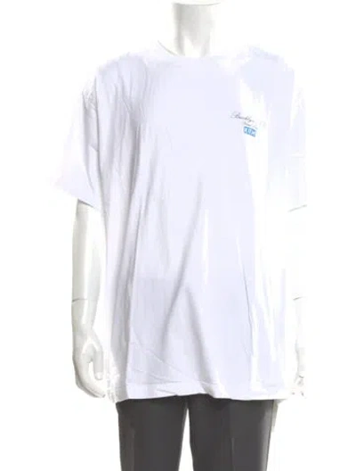 Pre-owned Kith Graphic Print Crew Neck T-shirt In White