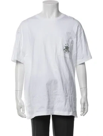 Pre-owned Kith Graphic Print Crew Neck T-shirt In White