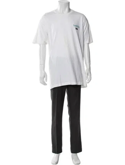 Pre-owned Kith Graphic Print Crew Neck T-shirt In White