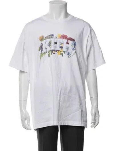Pre-owned Kith Graphic Print Crew Neck T-shirt In White