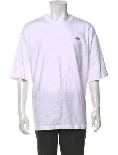 Pre-owned Kith Graphic Print Crew Neck T-shirt In White