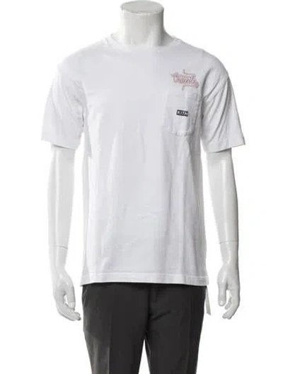 Pre-owned Kith Graphic Print Crew Neck T-shirt In White
