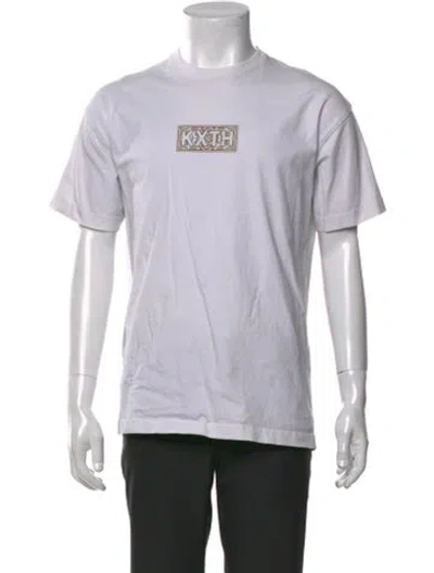 Pre-owned Kith Graphic Print Crew Neck T-shirt In White