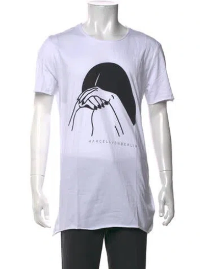 Pre-owned Kith Graphic Print Crew Neck T-shirt In White