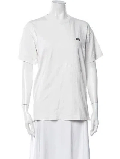 Pre-owned Kith Graphic Print Crew Neck T-shirt In White
