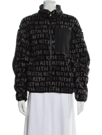Pre-owned Kith Graphic Print Jacket In Black