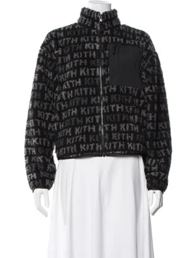 Pre-owned Kith Graphic Print Jacket In Black