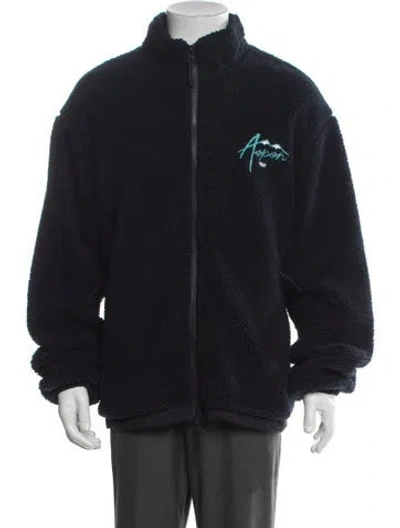 Pre-owned Kith Graphic Print Jacket In Blue