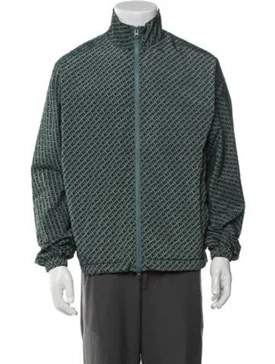 Pre-owned Kith Graphic Print Jacket In Green