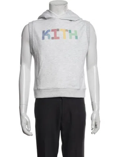 Pre-owned Kith Graphic Print Jacket W/ Tags In Grey