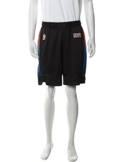 Pre-owned Kith Graphic Print Jogger Shorts In Black