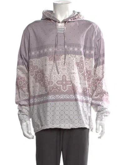Pre-owned Kith Graphic Print Long Sleeve Shirt In Multi