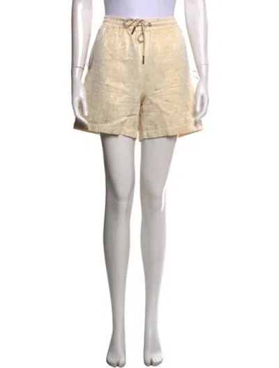 Pre-owned Kith Graphic Print Mini Shorts In Neutrals