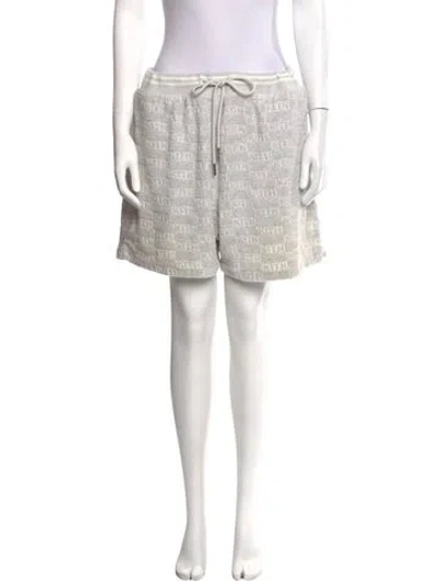 Pre-owned Kith Graphic Print Mini Shorts In Neutrals