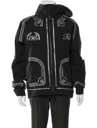 Pre-owned Kith Graphic Print Performance Jacket W/ Tags In Black