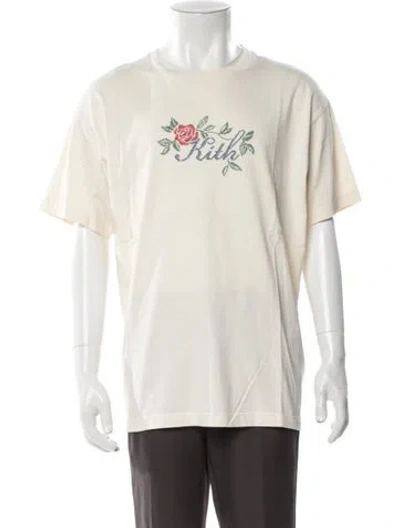 Pre-owned Kith Graphic Print Short Sleeve Shirt In Neutral