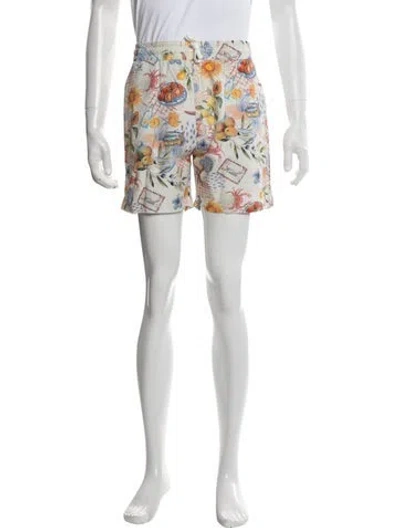 Pre-owned Kith Graphic Print Shorts In Blue