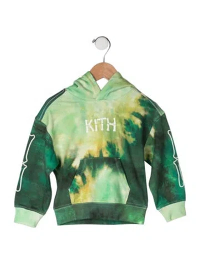 Pre-owned Kith Babies' Graphic Print Sweathshirt In Green