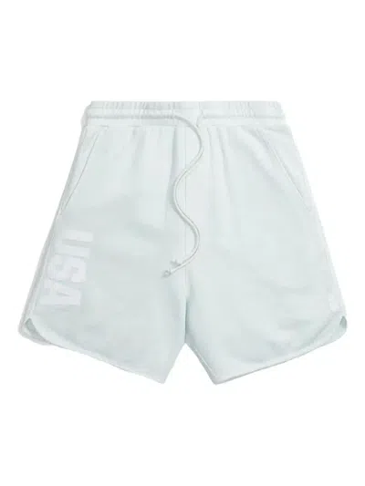 Kith Graphic Running Shorts In Blue