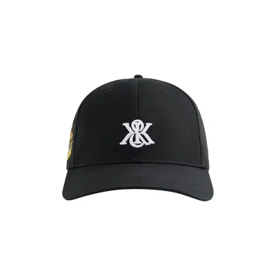 Pre-owned Kith Greenwich Two-button Twill Classic Cap 'black' | Men's Size Onesize