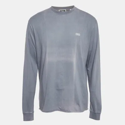 Pre-owned Kith Grey Jersey Lax T-shirt L In Gray